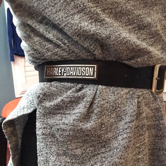 Vintage Harley-Davidson Leather Belt with Solid Brass Buckle - Picture 13 of 14